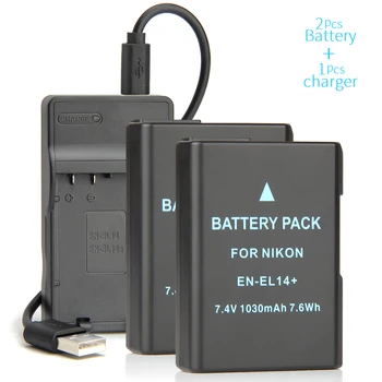 2psc EN-EL14 EN-EL14a Camera Battery +1Charger For Nikon D3100 D3200 D5100 D3300 D5200 D5300 Coolpix P7000 P7100 P7200 P7800
2psc EN-EL14 EN-EL14a Camera Battery +1Charger For Nikon D3100 D3200 D5100 D3300 D5200 D5300 Coolpix P7000 P7100 P7200 P7800