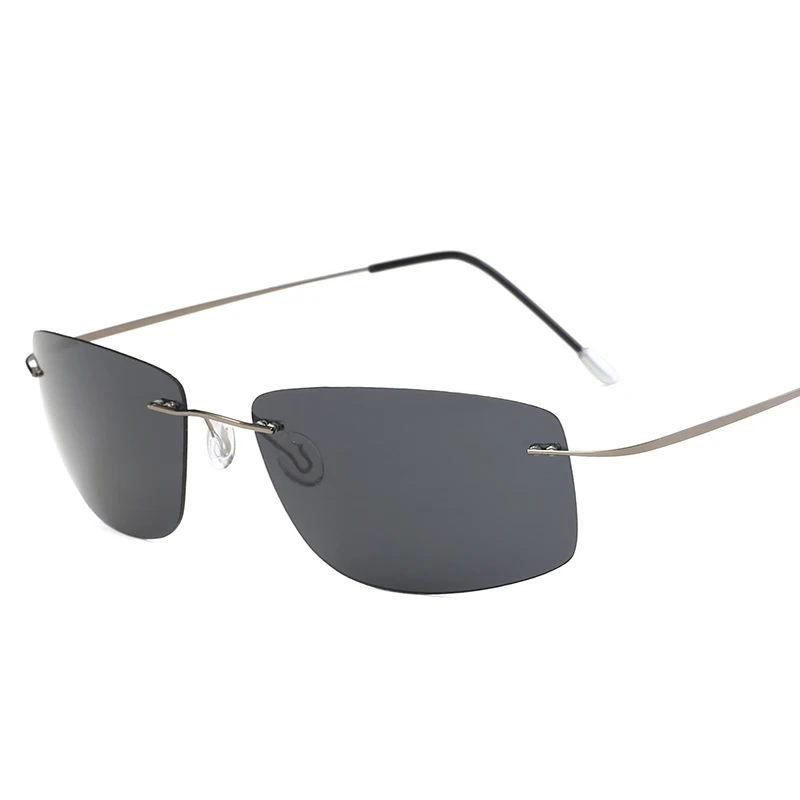 Titanium Polarized sunglasses Square rimless Polaroid Brand Designer Gafas Men Square Sun glasses sunglasses for men women
Titanium Polarized sunglasses Square rimless Polaroid Brand Designer Gafas Men Square Sun glasses sunglasses for men women