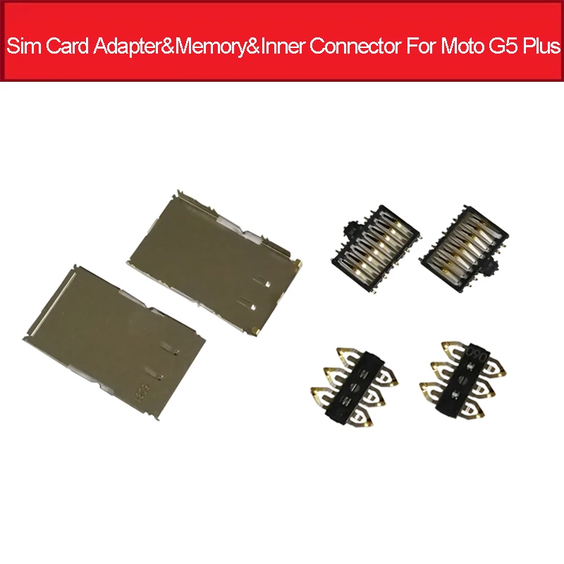 Sim Card Adapter Holder For Motorola Moto G5 / G5 Plus Memory Card Reader Socket+Inner Connector Panel Shield Cover Replacement
Sim Card Adapter Holder For Motorola Moto G5 / G5 Plus Memory Card Reader Socket+Inner Connector Panel Shield Cover Replacement