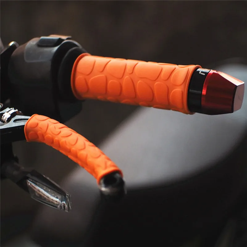 4Pcs/lot Universal Motorcycle Grips Handlebar Soft Rubber Bar Brake Handle Silicone Sleeve
4Pcs/lot Universal Motorcycle Grips Handlebar Soft Rubber Bar Brake Handle Silicone Sleeve