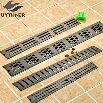 Wholesale and Retail 70*10 cm Ti-Black Finish Bathroom Shower Room Floor Drain Deodorization Waste Drain
Wholesale and Retail 70*10 cm Ti-Black Finish Bathroom Shower Room Floor Drain Deodorization Waste Drain