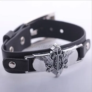 Newest Anime Black Butler Crow Symbol Leather Bracelet High Qulity Wristband For Women&Men Free Shipping 10pcs/lot
Newest Anime Black Butler Crow Symbol Leather Bracelet High Qulity Wristband For Women&Men Free Shipping 10pcs/lot