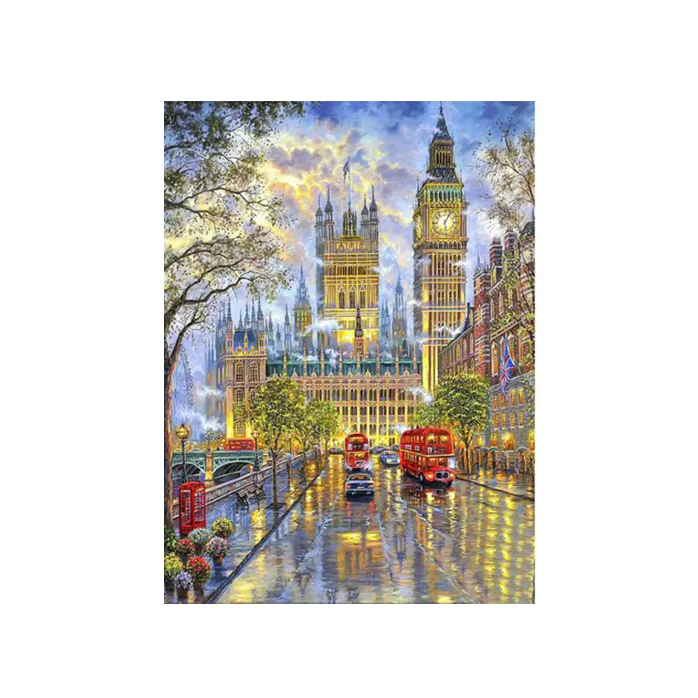 Round Drill Diamond Embroidery London Church 5D DIY Painting Cross Stitch Crystal Mosaic Decor E2S 
Round Drill Diamond Embroidery London Church 5D DIY Painting Cross Stitch Crystal Mosaic Decor E2S