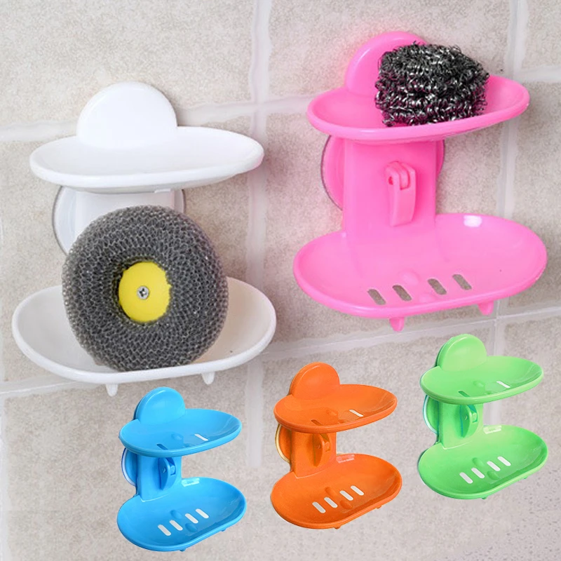 1PC Two Layer Suction Soap Holder Bathroom Accessories Soap Dish Storage Basket Water Seeping Soap Box Stand Holder
1PC Two Layer Suction Soap Holder Bathroom Accessories Soap Dish Storage Basket Water Seeping Soap Box Stand Holder