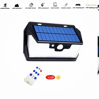 55 leds Solar light remote control radar 3 side lighting usb port Outdoor Waterproof Garden Yard Emergency Security camp
55 leds Solar light remote control radar 3 side lighting usb port Outdoor Waterproof Garden Yard Emergency Security camp