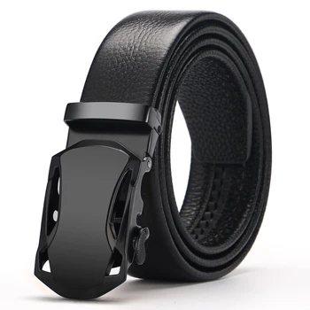 2020 Cow Genuine Leather Belts High Quality for Men all black buckle Automatic Male Belt Brand Ratchet Buckle Belts 110-130cm
2020 Cow Genuine Leather Belts High Quality for Men all black buckle Automatic Male Belt Brand Ratchet Buckle Belts 110-130cm