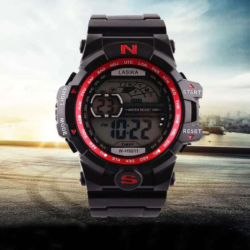 Men Quartz Digital Sports Watches Military Silicone Wristwatche LED waterproof luxury analog digital multi-function sports watch
Men Quartz Digital Sports Watches Military Silicone Wristwatche LED waterproof luxury analog digital multi-function sports watch