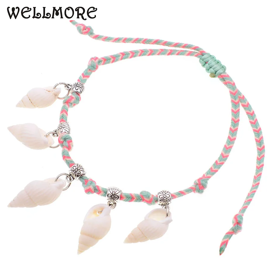 WELLMORE bohemia Anklets for women Holiday beach beads Anklet bracelets summer party foot Jewelry Gift drop shipping wholesale
WELLMORE bohemia Anklets for women Holiday beach beads Anklet bracelets summer party foot Jewelry Gift drop shipping wholesale