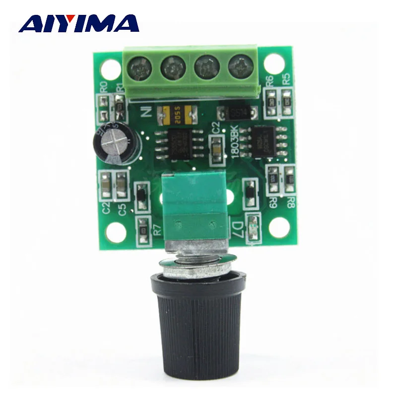 SUNYIMA 2A PWM DC Motor Speed Controller DC2.5V 3V 5V 6V 12V Governor Regulator Speed Switch 1803BK Adjustable Self-Recovery
SUNYIMA 2A PWM DC Motor Speed Controller DC2.5V 3V 5V 6V 12V Governor Regulator Speed Switch 1803BK Adjustable Self-Recovery