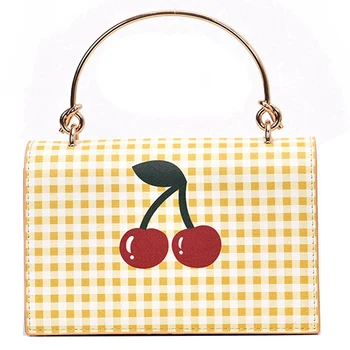 Small Square Bag Fashion Chain Messenger Bag Cute Cherry Printed Shoulder Bag Casual Mobile Chain Bag
Small Square Bag Fashion Chain Messenger Bag Cute Cherry Printed Shoulder Bag Casual Mobile Chain Bag