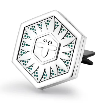 Bee and Flower 316L Stainless Steel Hexagonal Car Aroma Aromatherapy Essential Oil Diffuser Vent Clip Car Decoration Vent Clip
Bee and Flower 316L Stainless Steel Hexagonal Car Aroma Aromatherapy Essential Oil Diffuser Vent Clip Car Decoration Vent Clip