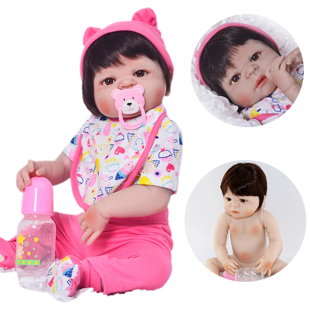 Bebe doll reborn girl baby toys gift full silicone reborn baby dolls 22"55cm real baby girl reborn bonecas kid toy dolls gift
Bebe doll reborn girl baby toys gift full silicone reborn baby dolls 22"55cm real baby girl reborn bonecas kid toy dolls gift