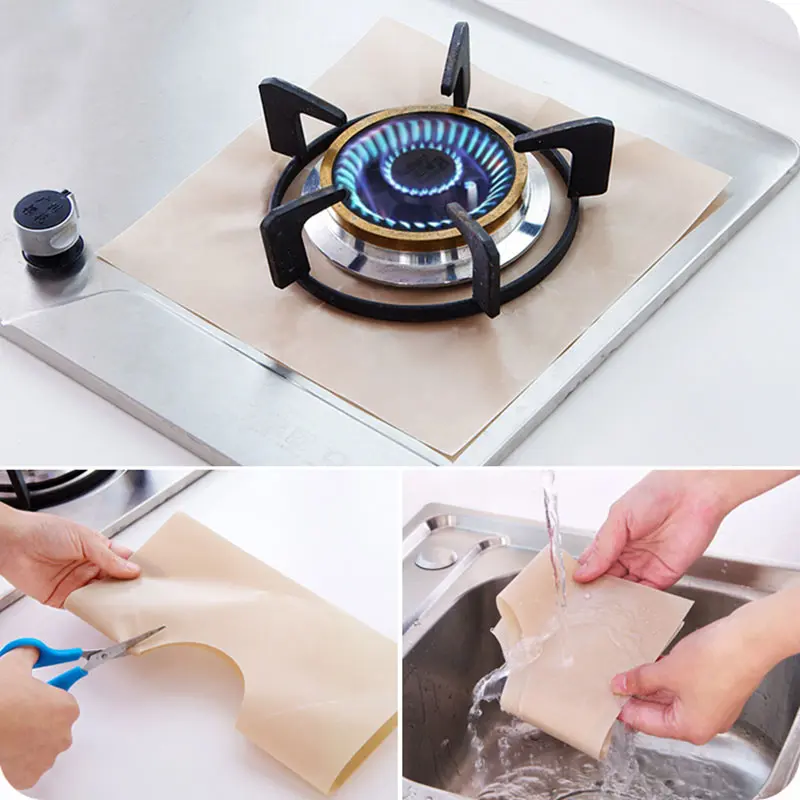4 Pcs Reusable Sheet Gas Cooker Liner Protector Cover Foil Gas Hob Range Stovetop Burner Protector Pad Cleaning Kitchen Tool HG9
4 Pcs Reusable Sheet Gas Cooker Liner Protector Cover Foil Gas Hob Range Stovetop Burner Protector Pad Cleaning Kitchen Tool HG9
