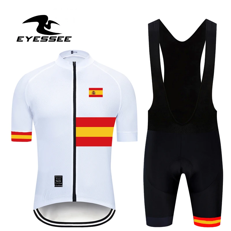 Eyessee 2019 Team Spain Cycling Clothing Cycling Sets Bike uniform Summer Mans Cycling Jersey Set Road Bicycle Jersey Sets
Eyessee 2019 Team Spain Cycling Clothing Cycling Sets Bike uniform Summer Mans Cycling Jersey Set Road Bicycle Jersey Sets