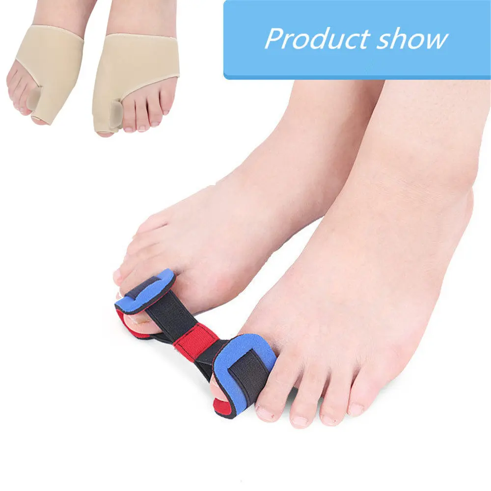 Hallux Valgus Correction Braces Big Toe Separators Set Bunion Splint Thumb Training Pedicure Foot Care Tools
Hallux Valgus Correction Braces Big Toe Separators Set Bunion Splint Thumb Training Pedicure Foot Care Tools