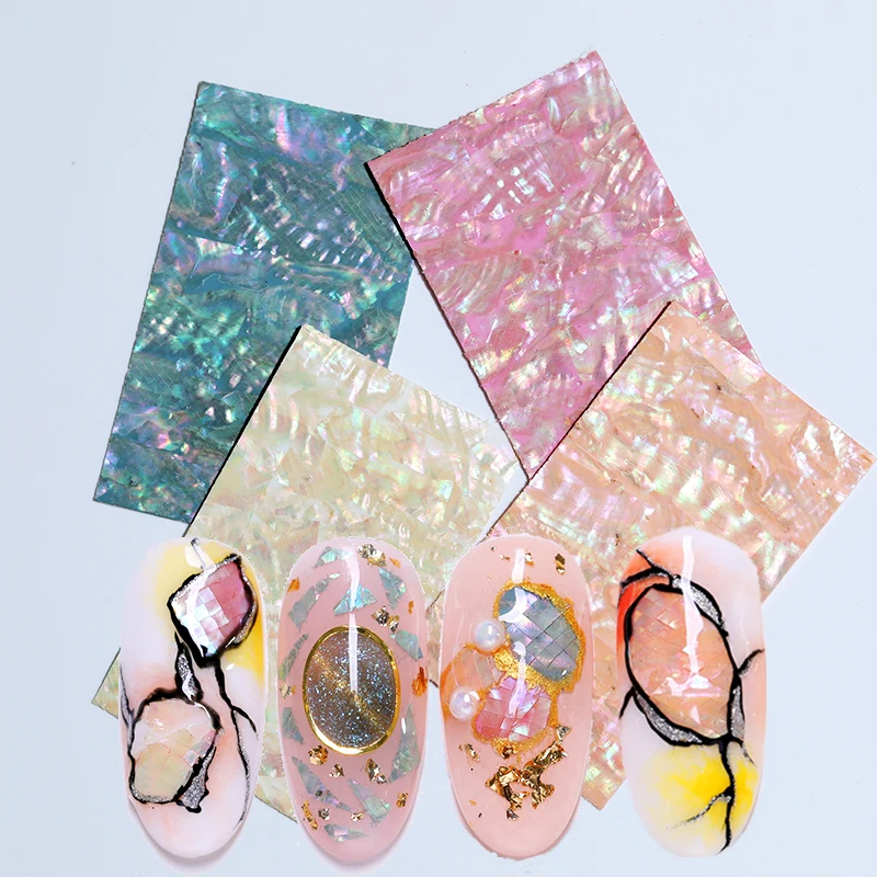 AB Color Natural Shell 3D Nail Art Decorations Slice Shining Nail Accessories Sticker Decors Manicure Design DIY Tools
AB Color Natural Shell 3D Nail Art Decorations Slice Shining Nail Accessories Sticker Decors Manicure Design DIY Tools