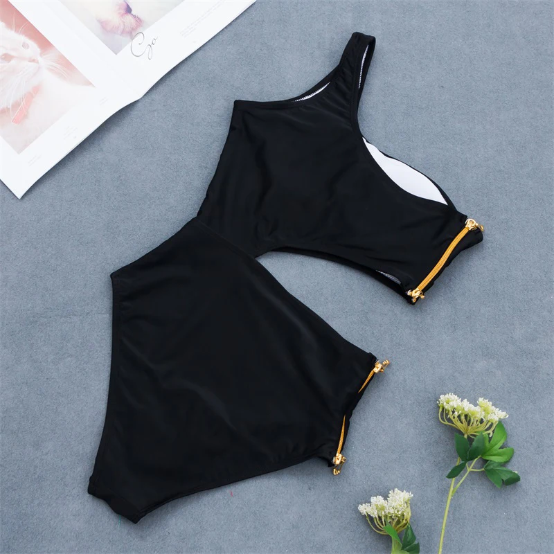 zipper bikini one piece swimsuit one shoulder bikini high waisted bikini women sexy bathing suit maillot de bain femme monokini
zipper bikini one piece swimsuit one shoulder bikini high waisted bikini women sexy bathing suit maillot de bain femme monokini