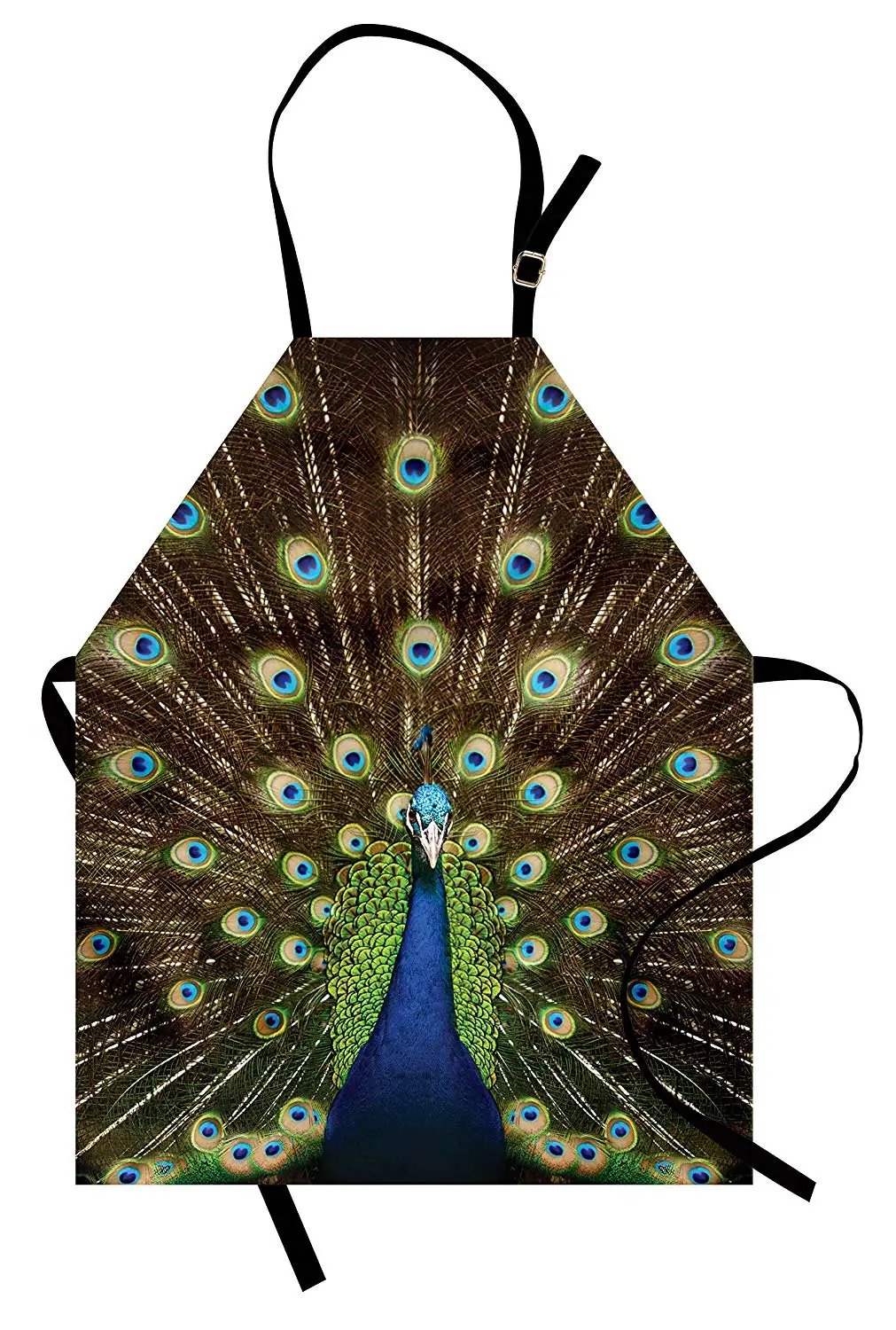 Peacock Apron Portrait of Peacock with Feathers Out Vibrant Colors Birds Summer Garden Women Men Kids Kitchen Pinafore Cooking
Peacock Apron Portrait of Peacock with Feathers Out Vibrant Colors Birds Summer Garden Women Men Kids Kitchen Pinafore Cooking