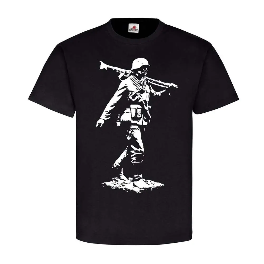 2019 Summer Brand Clothing Alter Soldat Mit MG34 Maschinengewehr Wh Zweiter Weltkrieg T-Shirt Novelty T Shirt
2019 Summer Brand Clothing Alter Soldat Mit MG34 Maschinengewehr Wh Zweiter Weltkrieg T-Shirt Novelty T Shirt