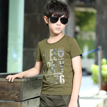 FreeArmy Brand Summer Boys t shirt Army Green Short-Sleeved Cotton Kids Tops Tees Children's Letters Printing Tshirts 110-160
FreeArmy Brand Summer Boys t shirt Army Green Short-Sleeved Cotton Kids Tops Tees Children's Letters Printing Tshirts 110-160