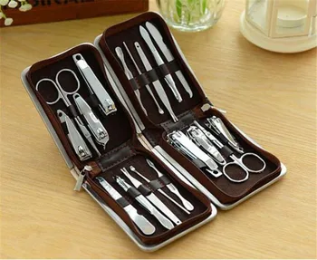 20sets 9pcs/set Stainless Steel Nail Art Tools Nail Clippers Nail File Beauty Scissors Manicure Nail Tools with PU Leather Case
20sets 9pcs/set Stainless Steel Nail Art Tools Nail Clippers Nail File Beauty Scissors Manicure Nail Tools with PU Leather Case