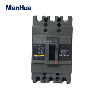 Manhua Triple 80A EZCC Short Circuit Overload Protection Moulded Case Circuit Breaker
Manhua Triple 80A EZCC Short Circuit Overload Protection Moulded Case Circuit Breaker