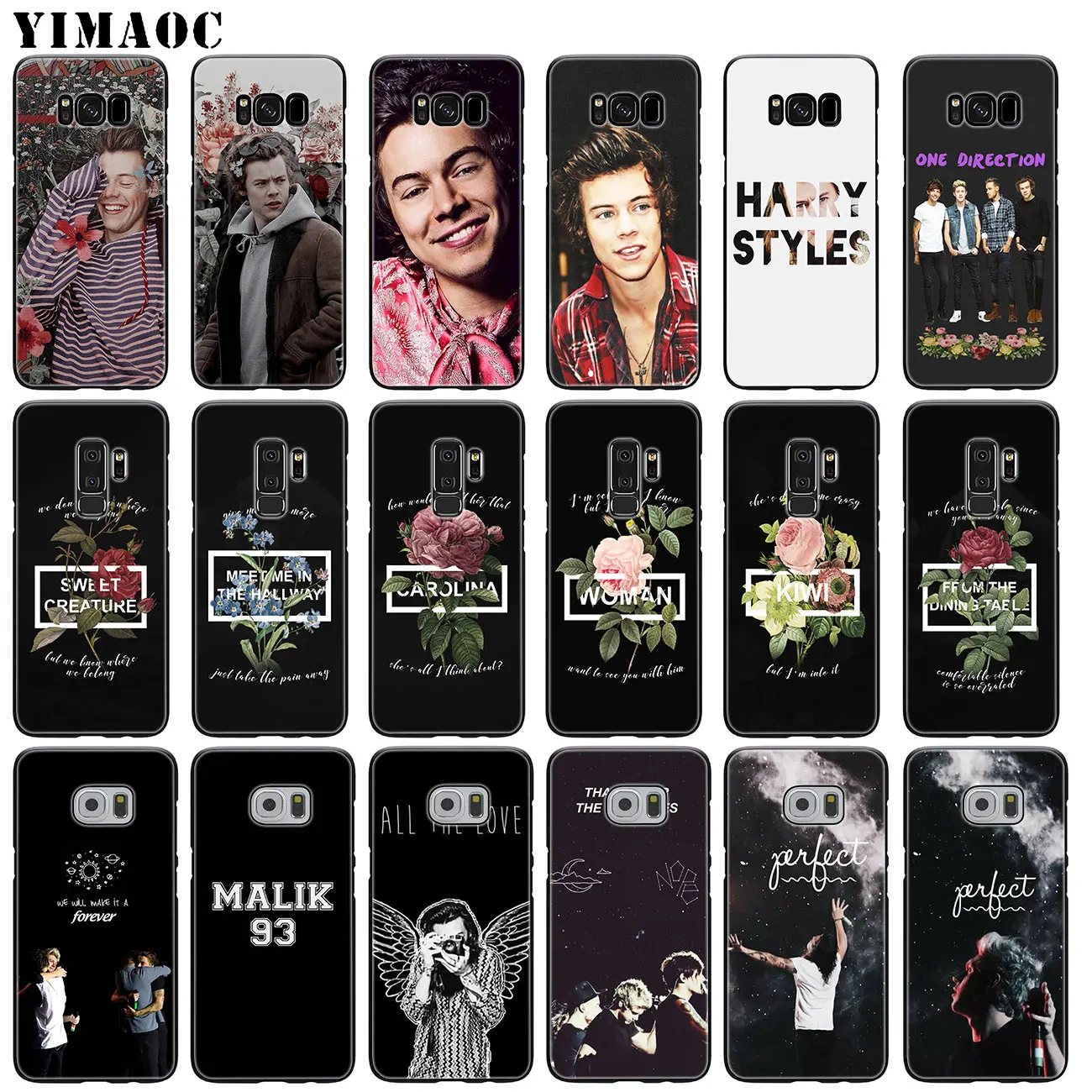 YIMAOC Harry Styles One Direction 1D Soft Silicone Phone Case for Samsung Galaxy S10 Plus S9 S8 Plus S6 S7 Edge S10e Black Cover
YIMAOC Harry Styles One Direction 1D Soft Silicone Phone Case for Samsung Galaxy S10 Plus S9 S8 Plus S6 S7 Edge S10e Black Cover