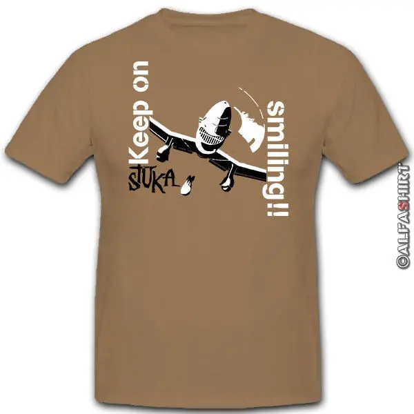 Fitness High Quality Men'S Stuka Keep On Smiling !!-Ju87 Sturzkampfbomber Luftwaffe Sirene - T Shirt Cartoon T Shirts 
Fitness High Quality Men'S Stuka Keep On Smiling !!-Ju87 Sturzkampfbomber Luftwaffe Sirene - T Shirt Cartoon T Shirts