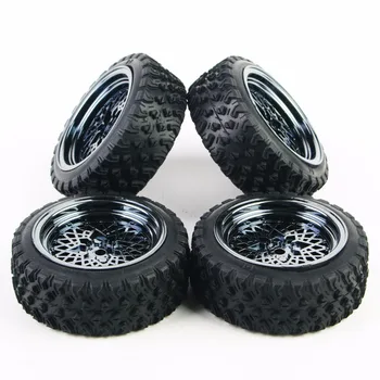 62mm 4Pcs 1/10 Scale Rubber Tire Rim Wheel Set 12mm Hex For HSP HPI RC 1:10 Rally Racing Off Road Car Model Accessory
62mm 4Pcs 1/10 Scale Rubber Tire Rim Wheel Set 12mm Hex For HSP HPI RC 1:10 Rally Racing Off Road Car Model Accessory