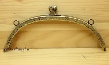 bag purse frame metal frame sewing frame clasp 8 inch half round anti brass K66
bag purse frame metal frame sewing frame clasp 8 inch half round anti brass K66