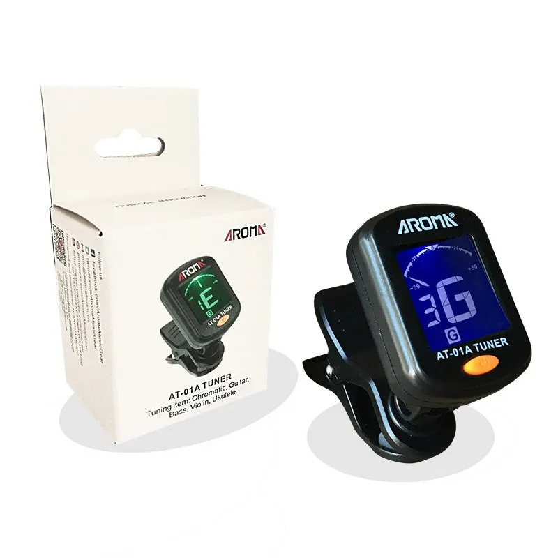 AT-01A Digital Clip-on Electric Guitar Tuner Foldable Rotating Clip High Sensitivity Ukulele Guiatr Parts & Accessories
AT-01A Digital Clip-on Electric Guitar Tuner Foldable Rotating Clip High Sensitivity Ukulele Guiatr Parts & Accessories