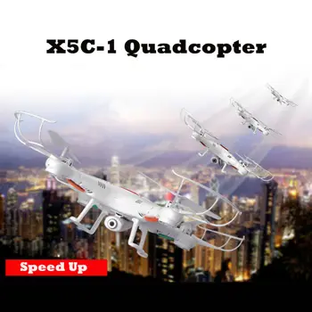 

RC Drone Upgraded X5C-1 2.4G 4CH 6-Axis RC Helicopter Quadcopter Toys Drone With HD Camera Kids Gifts VS x5c x5 FSWB