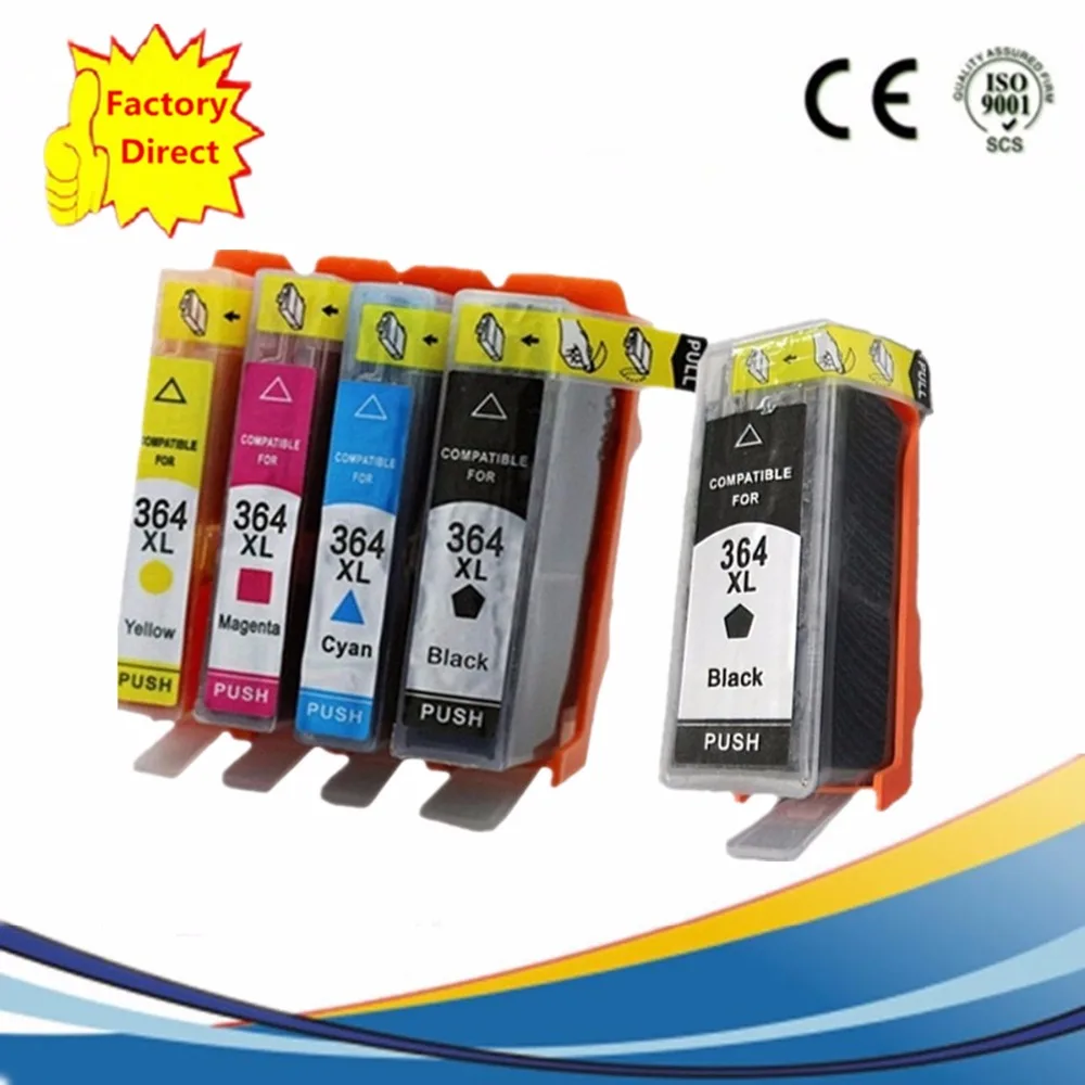 5 x 364 XL 364XL Ink Cartridges Cartridge For HP HP364 HP364XL Photosmart 5510 5520 5515 5524 6510 6520 7510 7520 Inkjet Printer
5 x 364 XL 364XL Ink Cartridges Cartridge For HP HP364 HP364XL Photosmart 5510 5520 5515 5524 6510 6520 7510 7520 Inkjet Printer