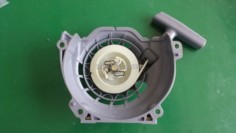 63cc 2 Stroke engine 1e48F motor brush cutter earth ground grass trimmer starter assembly,manual handle starter system
63cc 2 Stroke engine 1e48F motor brush cutter earth ground grass trimmer starter assembly,manual handle starter system