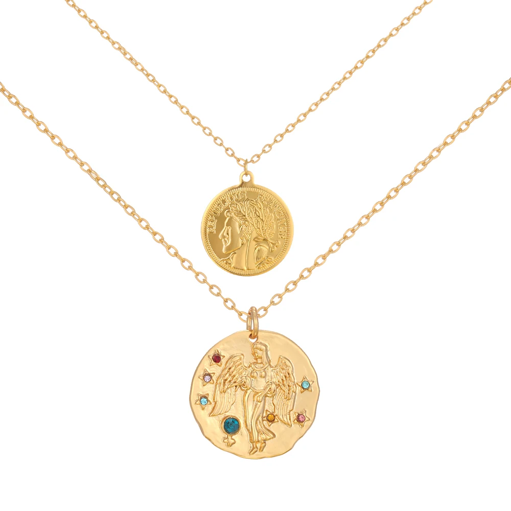 Fashion Constellation Zodiac Pendant Necklace Celestial Jewelry Gifts Layered Necklace Gold Necklace Jewelry 2pcs/set XL-408
Fashion Constellation Zodiac Pendant Necklace Celestial Jewelry Gifts Layered Necklace Gold Necklace Jewelry 2pcs/set XL-408