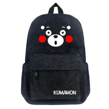 Anime Kumamon Black Bear Canvas Backpack Student School Bag Men Casual Laptop Shoulders Bag Black Cartoon Travel Bags
Anime Kumamon Black Bear Canvas Backpack Student School Bag Men Casual Laptop Shoulders Bag Black Cartoon Travel Bags
