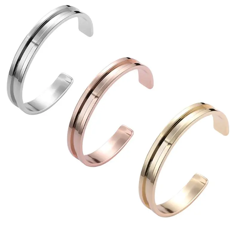 Fashion Jewelry Alloy Cuff Bracelet Gift for Women Men Punk Opening Bracelet Bangle 3 Colors
Fashion Jewelry Alloy Cuff Bracelet Gift for Women Men Punk Opening Bracelet Bangle 3 Colors
