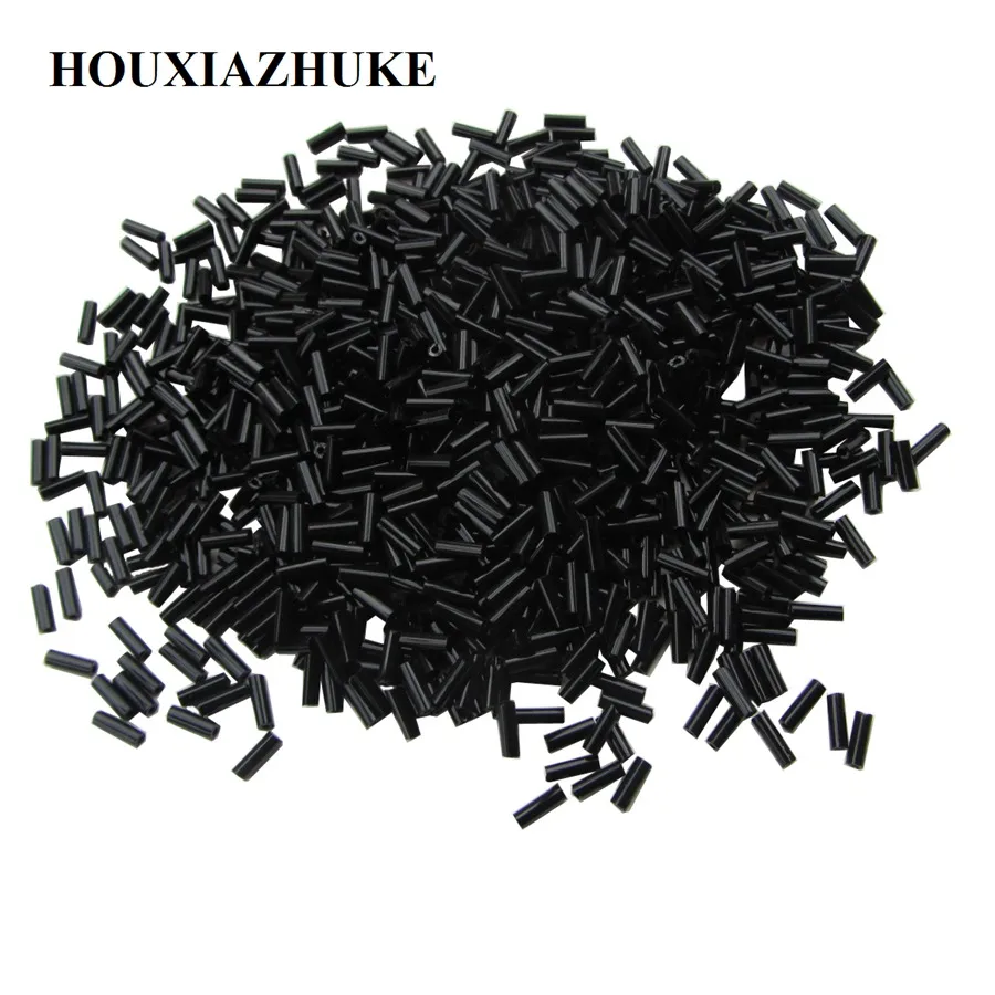 2*6 mm opaque black glass tube beads for sewing crafts decoration 10000 pcs per lot
2*6 mm opaque black glass tube beads for sewing crafts decoration 10000 pcs per lot