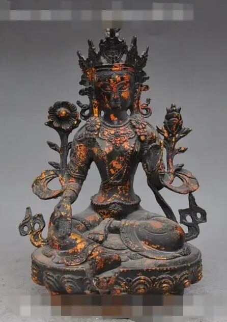 song voge gem S6188 11"chinese buddhism bronze gilt Tara kwan-yin Bodhisattva goddess buddha statue
song voge gem S6188 11"chinese buddhism bronze gilt Tara kwan-yin Bodhisattva goddess buddha statue