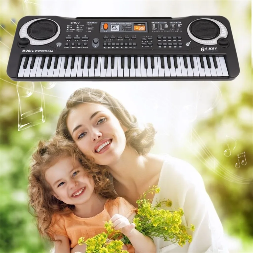 Multifunction 61 Keys Digital Music Electronic Keyboard Board Electric Piano Organ for Kids Adult Gifts Instrument keyboard
Multifunction 61 Keys Digital Music Electronic Keyboard Board Electric Piano Organ for Kids Adult Gifts Instrument keyboard