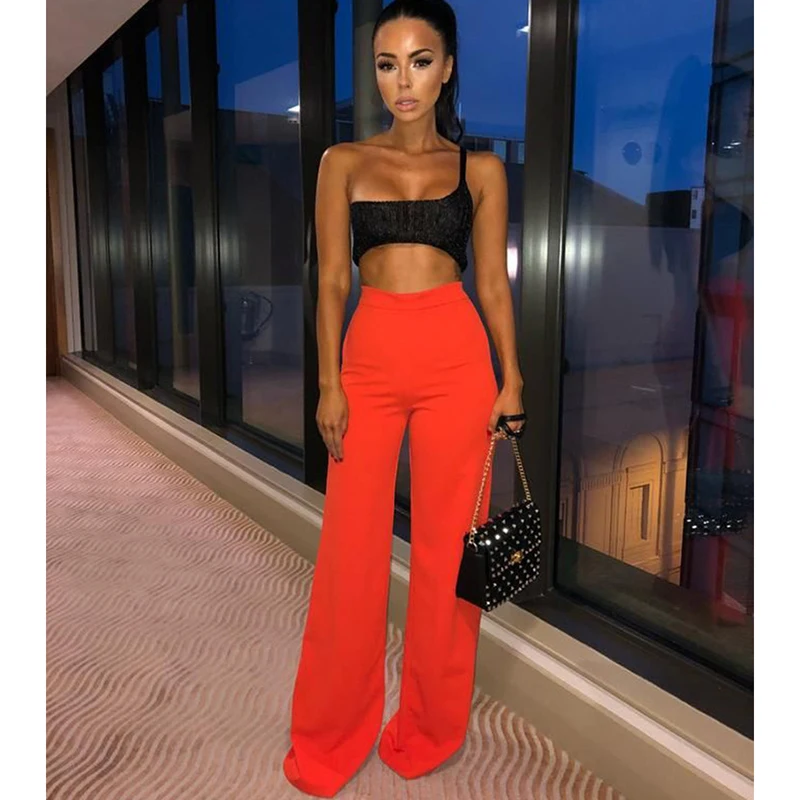 High waist pants women summer 2019 Elastic waist wide leg pants Casual loose long pants Elegant office long trousers Pantalon
High waist pants women summer 2019 Elastic waist wide leg pants Casual loose long pants Elegant office long trousers Pantalon