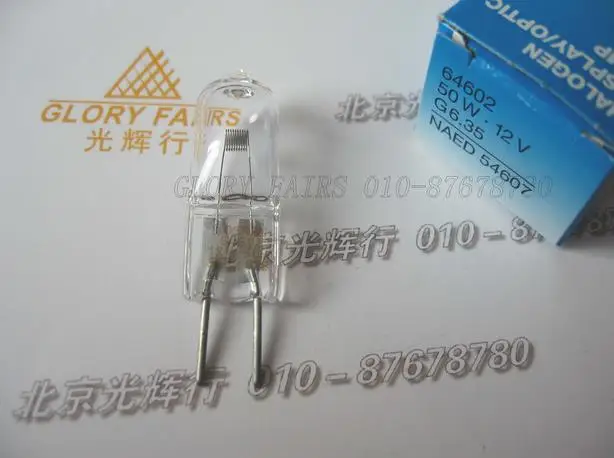 OSRAM 64602 12V 50W GER NAED 54607 G6.35 lamp,12V50W halogen bulb,to NIKON NT12V50WL JC12V50WL/NT
OSRAM 64602 12V 50W GER NAED 54607 G6.35 lamp,12V50W halogen bulb,to NIKON NT12V50WL JC12V50WL/NT