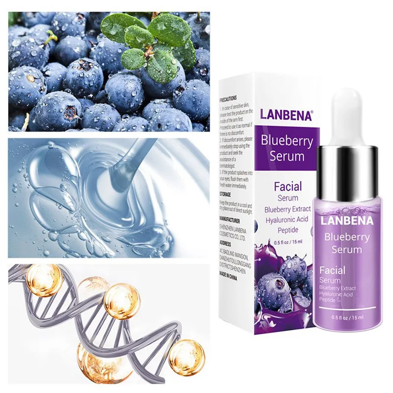 Blueberry Hyaluronic Acid Serum Essence Oil Moisturizing Reduces Fine lines Whitening Anti-Aging Anti Wrinkle Skin Care
Blueberry Hyaluronic Acid Serum Essence Oil Moisturizing Reduces Fine lines Whitening Anti-Aging Anti Wrinkle Skin Care