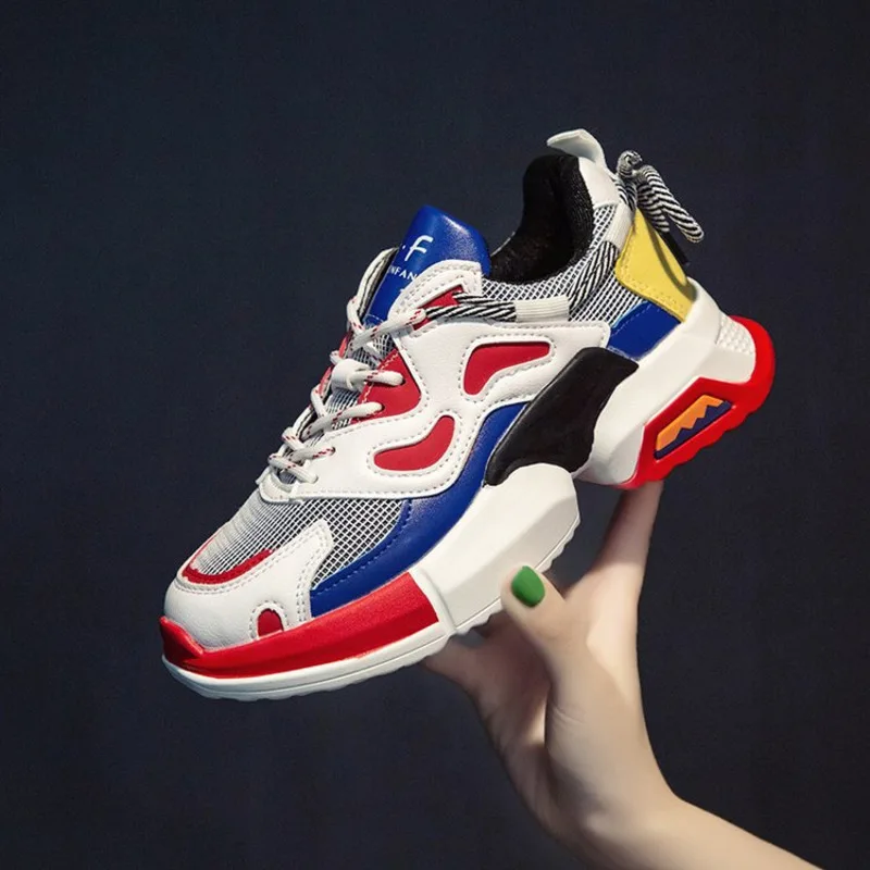 2019 Women Chunky Sneakers Platform Ladies Yellow Shoes Woman 5cm Luxury Designer Old Dad Basket Female Casual Fashion Sneakers
2019 Women Chunky Sneakers Platform Ladies Yellow Shoes Woman 5cm Luxury Designer Old Dad Basket Female Casual Fashion Sneakers