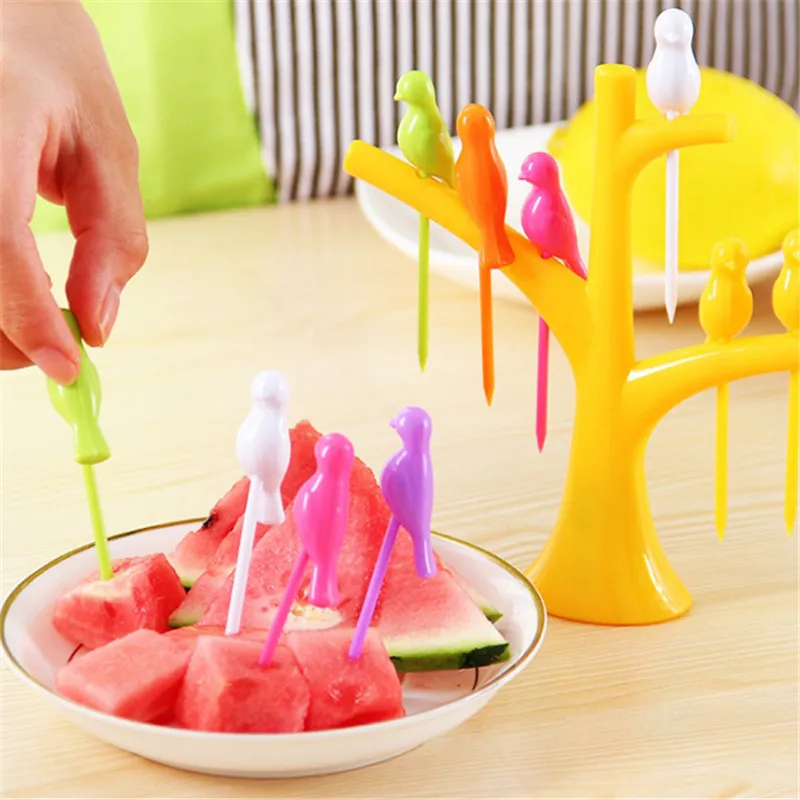 Birdie Fruit Fork Birds On The Tree Dessert Cake Dinnerware Party Cocktail High Quality KO885922
Birdie Fruit Fork Birds On The Tree Dessert Cake Dinnerware Party Cocktail High Quality KO885922