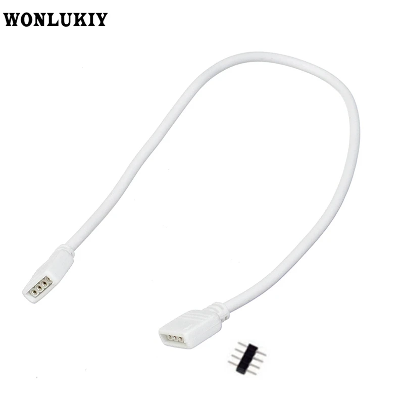4Pin Extension Wire Cable Cord Connector 30cm 50cm 1m 2m 3m 5m LED Strip Light Connector Wire for 5050 3528 RGB LED Strip Light
4Pin Extension Wire Cable Cord Connector 30cm 50cm 1m 2m 3m 5m LED Strip Light Connector Wire for 5050 3528 RGB LED Strip Light