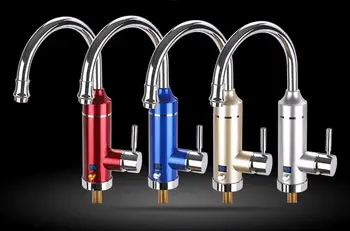LED display Adjustable temperature tankless electric instant hot water tap 3000w electric heating faucet Water Heating Heater
LED display Adjustable temperature tankless electric instant hot water tap 3000w electric heating faucet Water Heating Heater