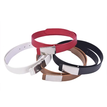 Men's Adjustable Leather Ratchet Automatic Buckle Belt Causal Solid Color Pin Buckle Belt Black White Red Brown
Men's Adjustable Leather Ratchet Automatic Buckle Belt Causal Solid Color Pin Buckle Belt Black White Red Brown