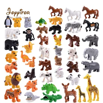 FGHGH Animal World Dinosaur Rabbit Action Figure Big Building Blocks Compatible Toys For Kids Children Christmas Gift
FGHGH Animal World Dinosaur Rabbit Action Figure Big Building Blocks Compatible Toys For Kids Children Christmas Gift