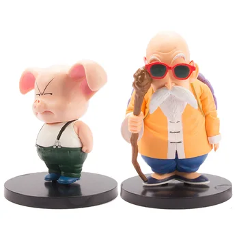2 Pcs/set Japan Anime Dragon Ball Action Figure 13cm Oolong Muten Roshi Model Decor 16cm Kame Sennin Toy Figure 
2 Pcs/set Japan Anime Dragon Ball Action Figure 13cm Oolong Muten Roshi Model Decor 16cm Kame Sennin Toy Figure